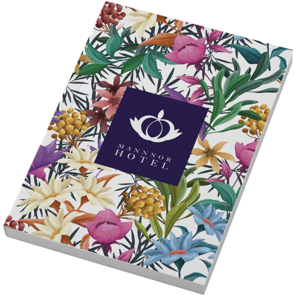 Logotrade liikelahja tuotekuva: Novella Austen pehmeäkantinen A6-muistivihko, 100 arkkia