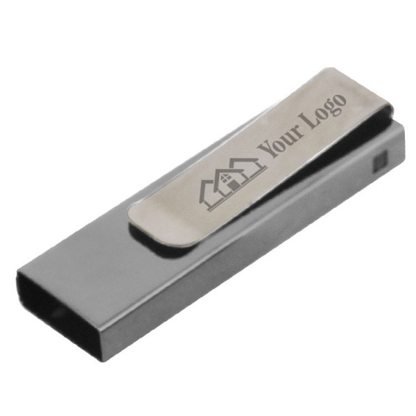 Logo trade liikelahja kuva: Metallinen USB-tikku