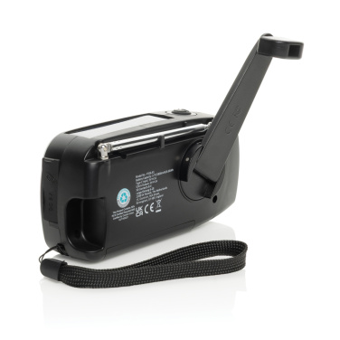 Logotrade liikelahja mainoslahja kuva: RescueWave hätätilaradio, valmistettu RCS-kierrätysmuovista.