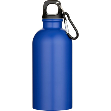 Logo trade liikelahjat tuotekuva: Oregon 400 ml:n RCS-sertifioitu, yksiseinämäinen, ruostumattomasta teräksestä valmistettu vesipullo karabiinihaalla