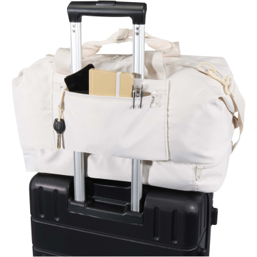 Logo trade mainoslahja ja liikelahja tuotekuva: Trip Aware™ kierrätetystä materiaalista valmistettu 42 litran duffelimatkalaukku