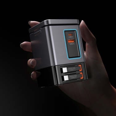 Logotrade mainoslahjat ja liikelahjat tuotekuva: Urban Vitamin Sacramento 105WGAN -laturi, kaapelit