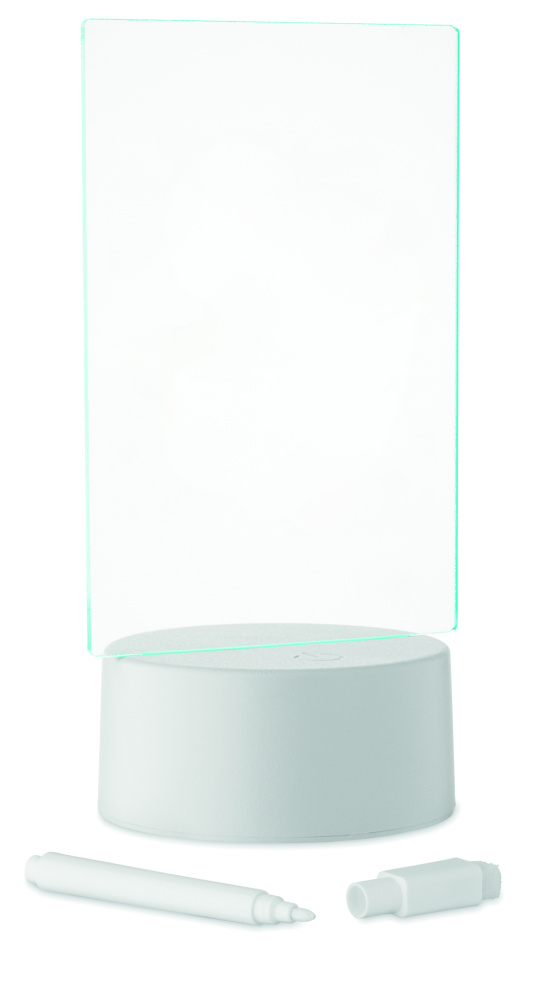 Logo trade liikelahjat tuotekuva: Valaistu LED-muistitaulu