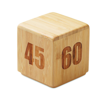 Logotrade mainoslahja tuotekuva: Bambu twist ajastin