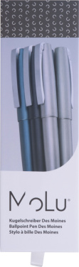 Logo trade mainoslahjat ja liikelahjat kuva: Metallinen kuulakärkikynä Des Moines MoLu