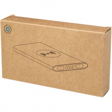 Logotrade reklaminiai produktai nuotrauka: Juice 8000 mAh C tipo perdirbto aliuminio belaidis maitinimo blokas