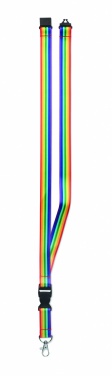 Logotrade verslo dovanos nuotrauka: Rainbow RPET virvė