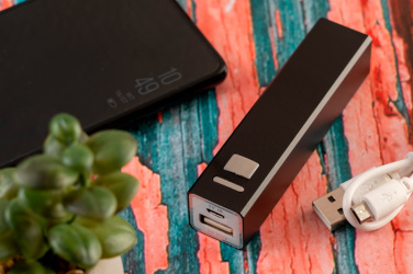 Logotrade reklaminiai produktai nuotrauka: Metalinis maitinimo blokas PORT HOPE 2200mAh