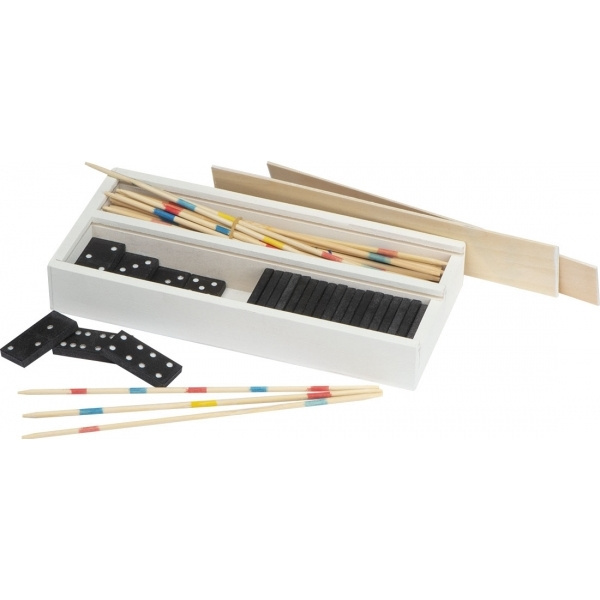 Logotrade reklaminės dovanos nuotrauka: Mikado ir Domino žaidimas FOLIGNO