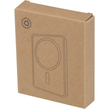 Logotrade reklaminės dovanos nuotrauka: „Acrab“ 10 000 mAh 15 W magnetinė belaidė išorinė baterija su 20 W PD – pagaminta iš perdirbto plastiko