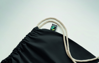 Logotrade verslo dovanos nuotrauka: Raišteliu užtraukiamas maišelis „Fairtrade“, 180 g