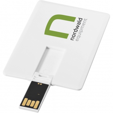 Logotrade Ideja dāvanas foto: Plāns kartes formas 2 GB USB zibatmiņas disks