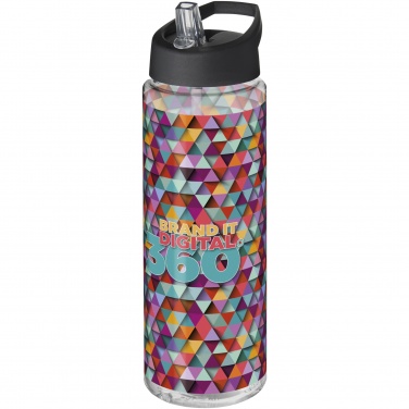Logotrade ziemassvētku dāvanas foto: Sporta pudele H2O Active® Vibe 850 ml snīpi ar vāku