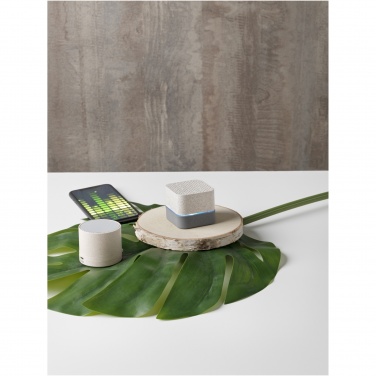 Logotrade korporatīvās dāvanas foto: Kikai kviešu salmu Bluetooth® skaļrunis