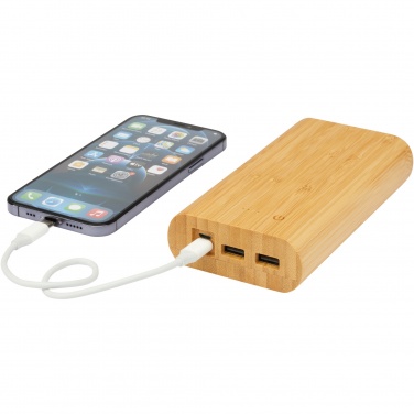 Logotrade Ideja dāvanas foto: Tulda 20 000 mAh bambusa jaudas banka