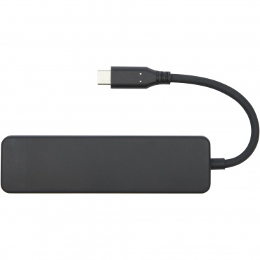 Logotrade biznesa dāvanas foto: Loop RCS pārstrādāta plastmasas multivides adapteris USB 2.0-3.0 ar HDMI portu