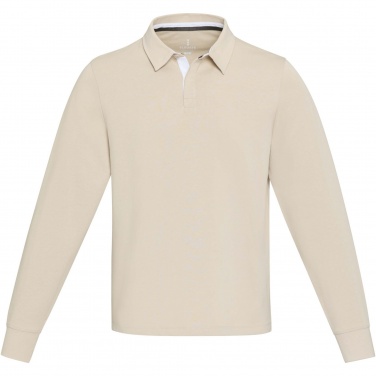 Logotrade Ideja dāvanas foto: Clyde unisex organiskais regbija polo sporta krekls