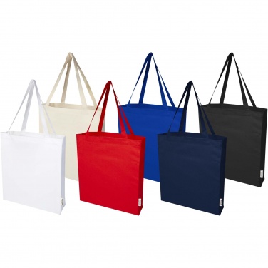 Logotrade biznesa dāvanas foto: Madras 140 g/m² GRS otrreizējās pārstrādes kokvilnas soma