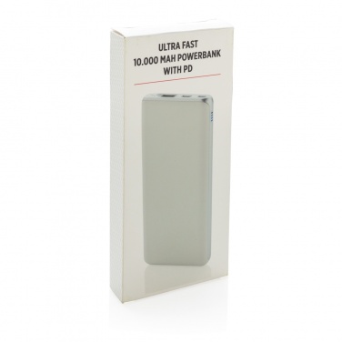 Logotrade Ideja dāvanas foto: Īpaši ātra 10 000 mAh jaudas banka ar PD