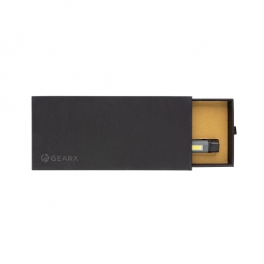 Logotrade ziemassvētku dāvanas foto: Gear X RCS otrreizēji pārstrādāta plastmasas USB uzlādējama pildspalvas lampiņa