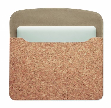 Logotrade ziemassvētku dāvanas foto: Korķa klēpjdatora somas magnētiskais atloks