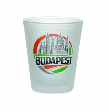 Logotrade biznesa dāvanas foto: Sublimācijas stikls 44ml