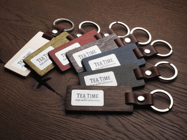 Logotrade biznesa dāvanas foto: Koka atslēgu piekariņš 1853121