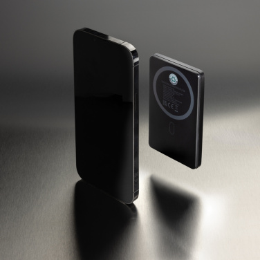 Logotrade dāvanas foto: Orion RCS pārstrādāta alumīnija 5000 mah 5 W magnētiskā jaudas banka