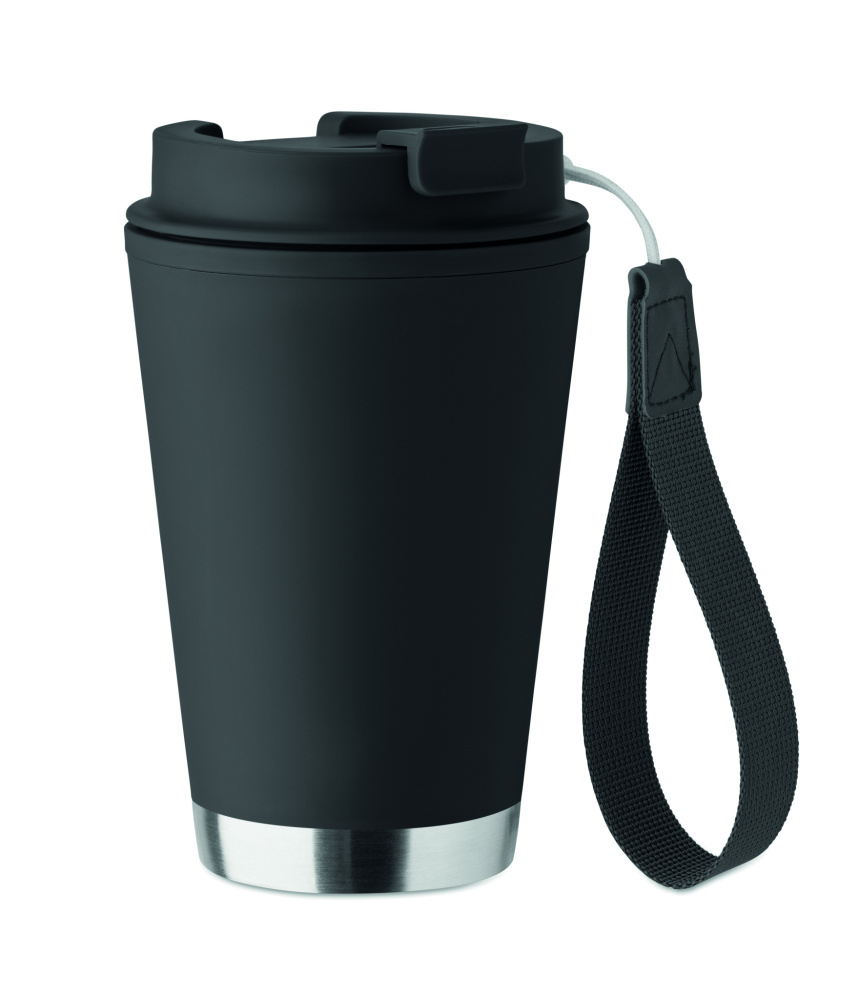 Logotrade biznesa dāvanas foto: Dubultsienu glāze 300ml