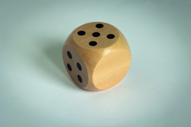 Logotrade biznesa dāvanas foto: Koka kauliņi Schima 5 cm diametrā