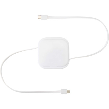 Logotrade dāvanas foto: Gloas 5-in-1 pārstrādāts ievelkams datu sinhronizācijas un 100 W ātrās uzlādes kabelis ar viedtālruņa rīku komplektu