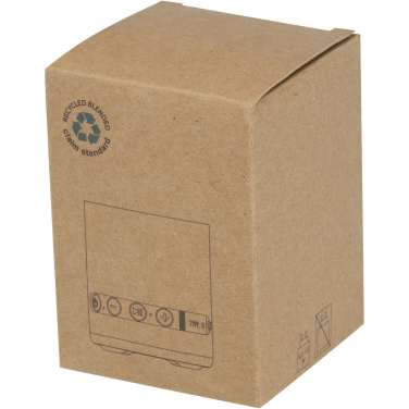 Logotrade Ideja dāvanas foto: Hunor 3W bezvadu skaļrunis no pārstrādātas plastmasas