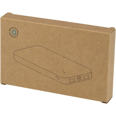 Logotrade Ideja dāvanas foto: Intan 10.000 mAh 10W pārstrādājamas plastmasas pārnēsājamais akumulators