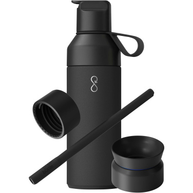 Logotrade dāvanas foto: Okeāna pudele 500 ml 3-in-1 dāvanu komplekts