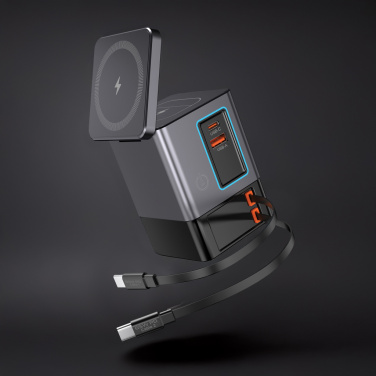 Logotrade Ideja dāvanas foto: Urban Vitamin Sacramento 105W GAN lādētājs+ievelkami kabeļi