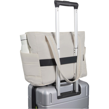 Logotrade biznesa dāvanas foto: Puffer 15,6" GRS pārstrādāta klēpjdatora iepirkumu soma 18L