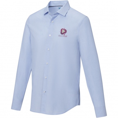 Лого трейд бизнес-подарки фото: Cuprite long sleeve men's organic shirt