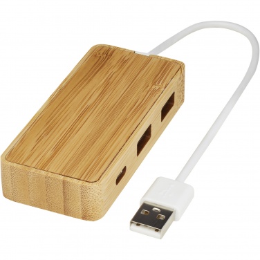 Лого трейд pекламные подарки фото: USB-концентратор Tapas из бамбука