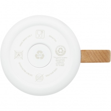 Логотрейд бизнес-подарки картинка: Кружка Bjorn объемом 360 мл из переработанной нержавеющей стали, сертифицированной по стандарту RCS, с медной вакуумной изоля