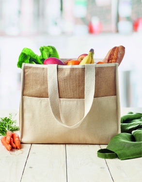 Лого трейд pекламные продукты фото: Сумка холодильник из джута