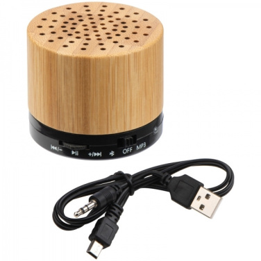 Лого трейд pекламные продукты фото: Бамбуковый динамик Bluetooth FLEEDWOOD