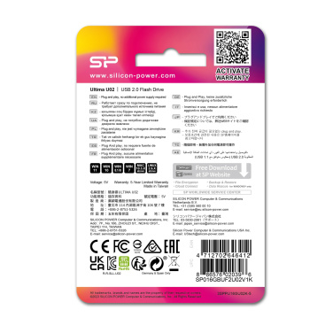Лого трейд бизнес-подарки фото: Pendrive Silicon Power Ultima U02 2.0