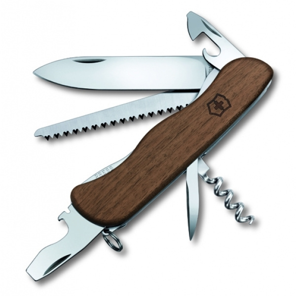 Логотрейд pекламные подарки картинка: Карманный нож Forester деревянный Victorinox