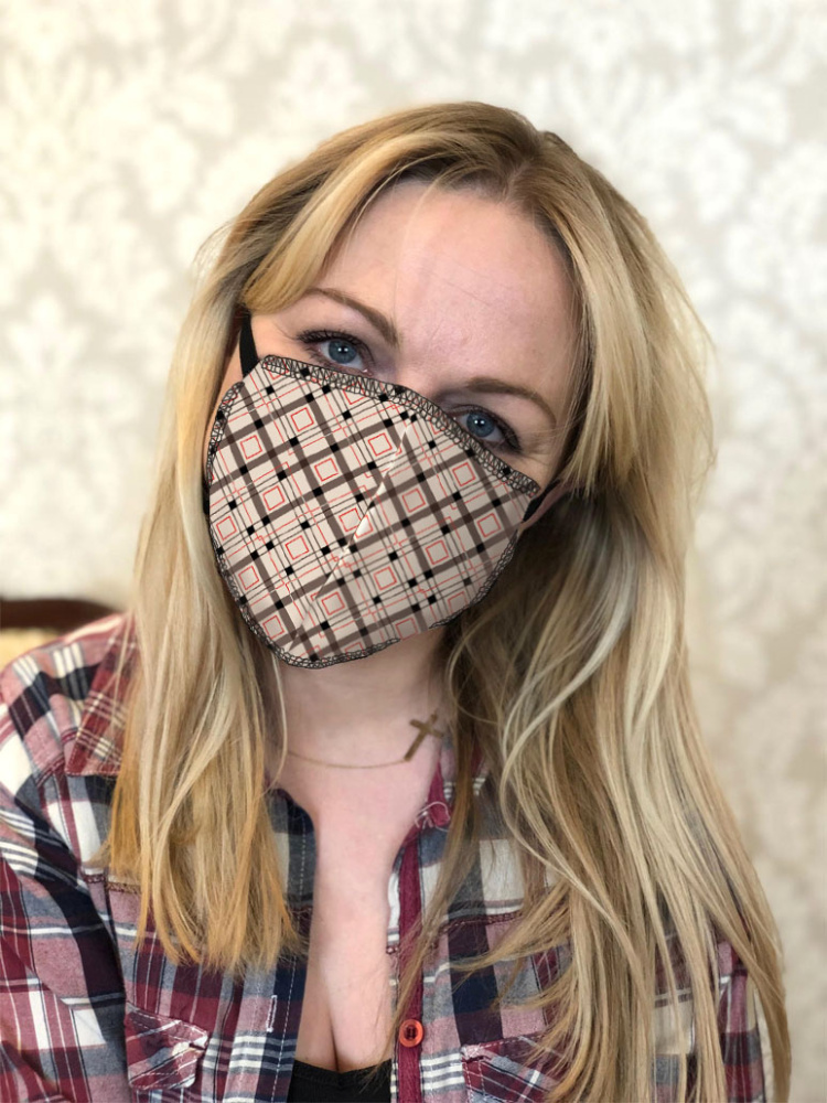 Логотрейд pекламные cувениры картинка: Хлопковая маска для лица ZEFIR  1400165