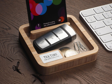 Лого трейд pекламные продукты фото: Деревянный настольный органайзер 1846292