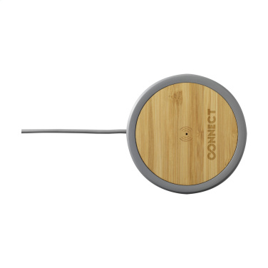 Лого трейд pекламные cувениры фото: Беспроводное зарядное устройство Lidos Stone ECO 10 Вт