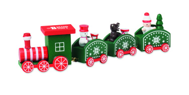 Лого трейд pекламные подарки фото: Wooden Christmas train