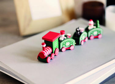 Логотрейд бизнес-подарки картинка: Wooden Christmas train
