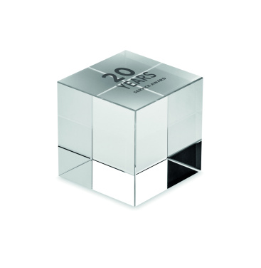 Лого трейд бизнес-подарки фото: Glass cube award