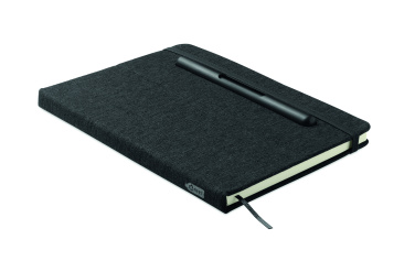 Лого трейд pекламные cувениры фото: A5 notebook with phone holder